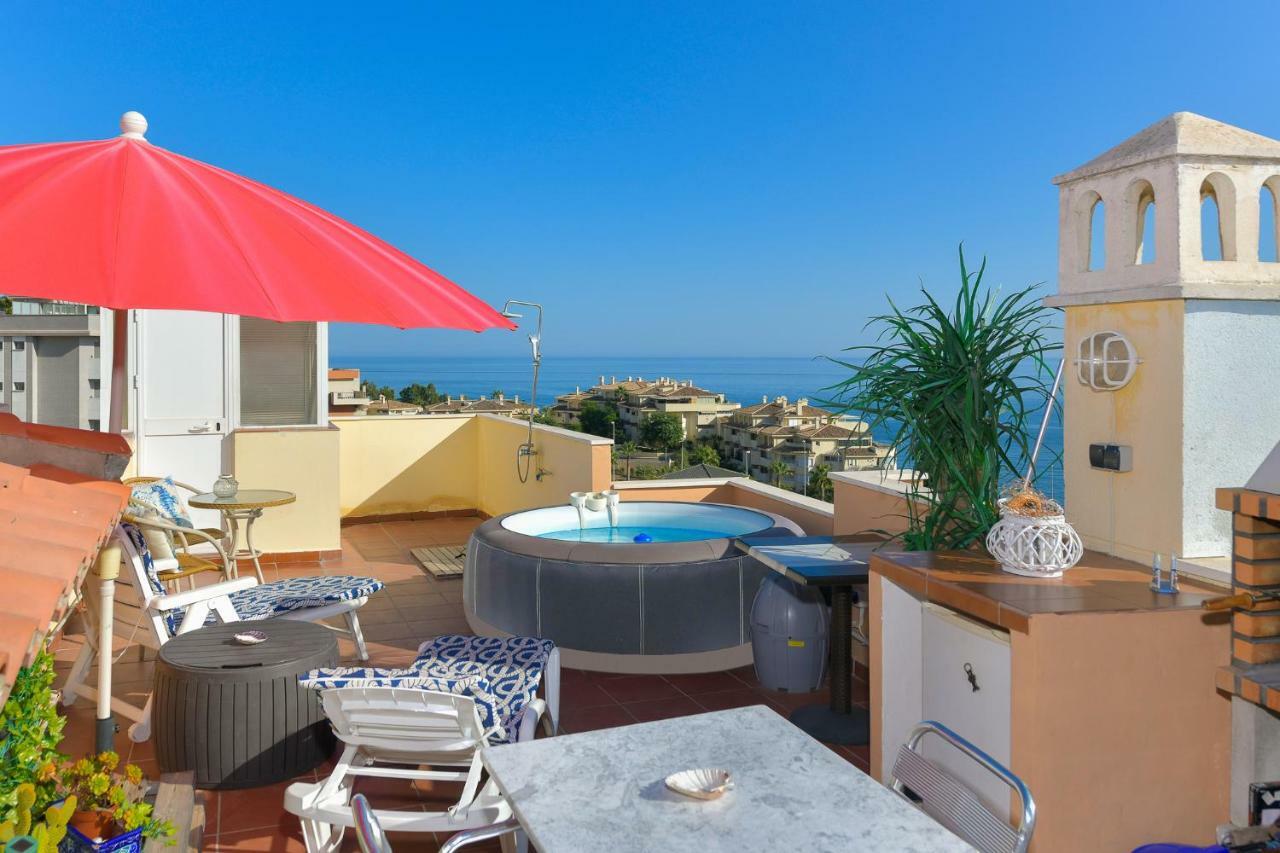 Bluebenalmadena 200Meters From The Beach With Jacuzzi And Rooftop Terrace (Adults Only) Exterior foto